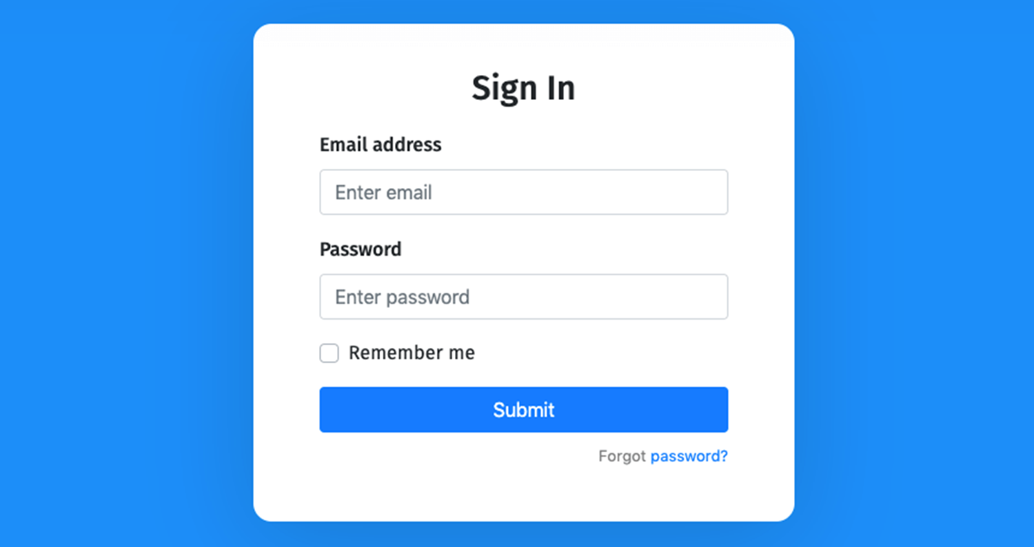 Sign in s sign up. Login sign up. Login Page React. React Bootstrap. Sign in login.